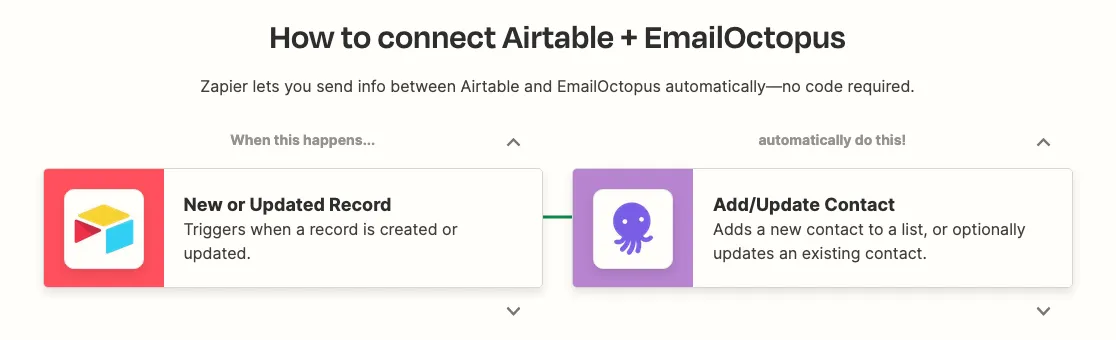 Airtable to EmailOctopus